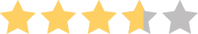 3.7/5 star rating.