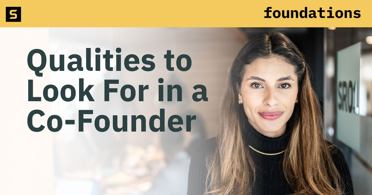 Qualified co-founder in an office.