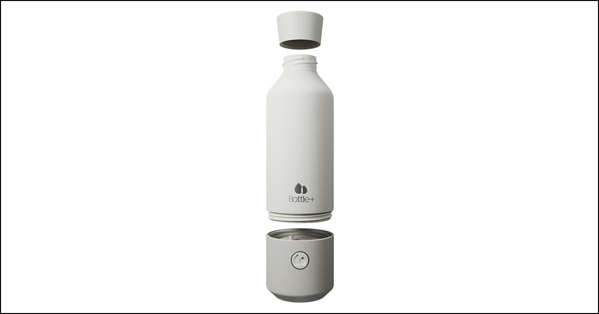Bottle+ reusable water bottle.